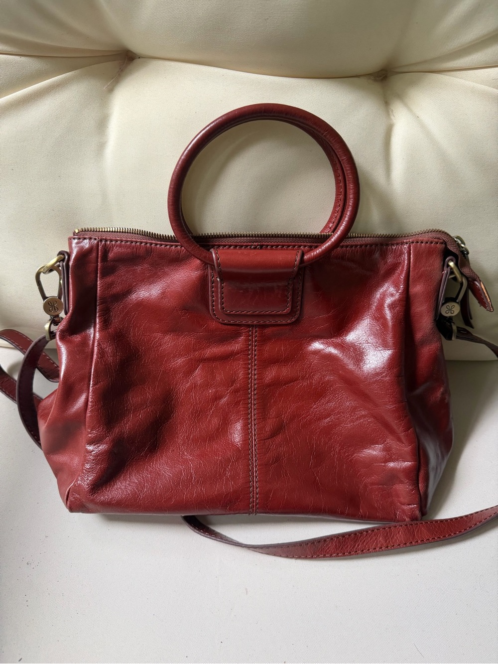 RARE COLOR Hobo Sheila Henna Brick Red Brown